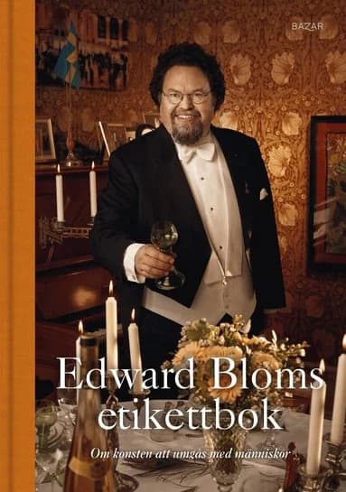 Omslag: Edward Bloms etikettbok